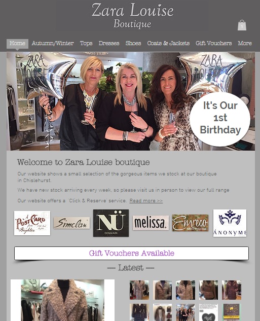Zara Louise website